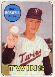 1969 Topps Baseball Cards      459     Dave Boswell